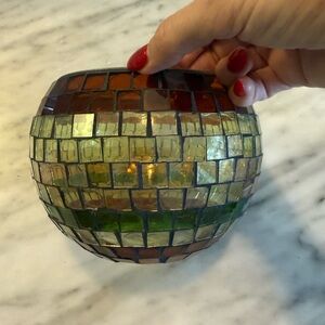 Mosaic Stained Glass Bowl